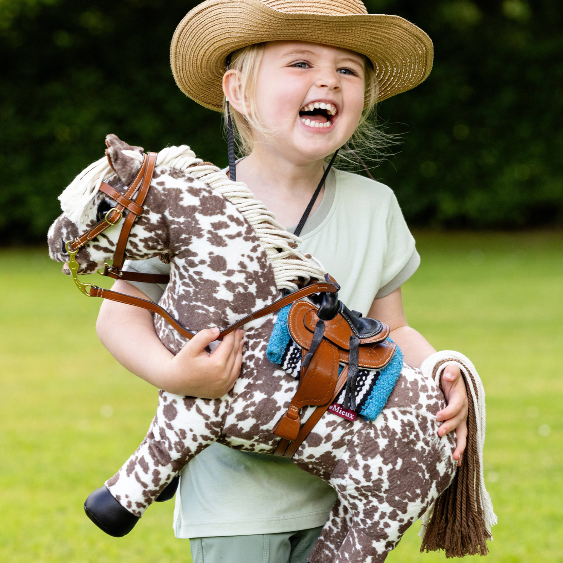 LeMieux Hobby Horse Western Bridle, Tan