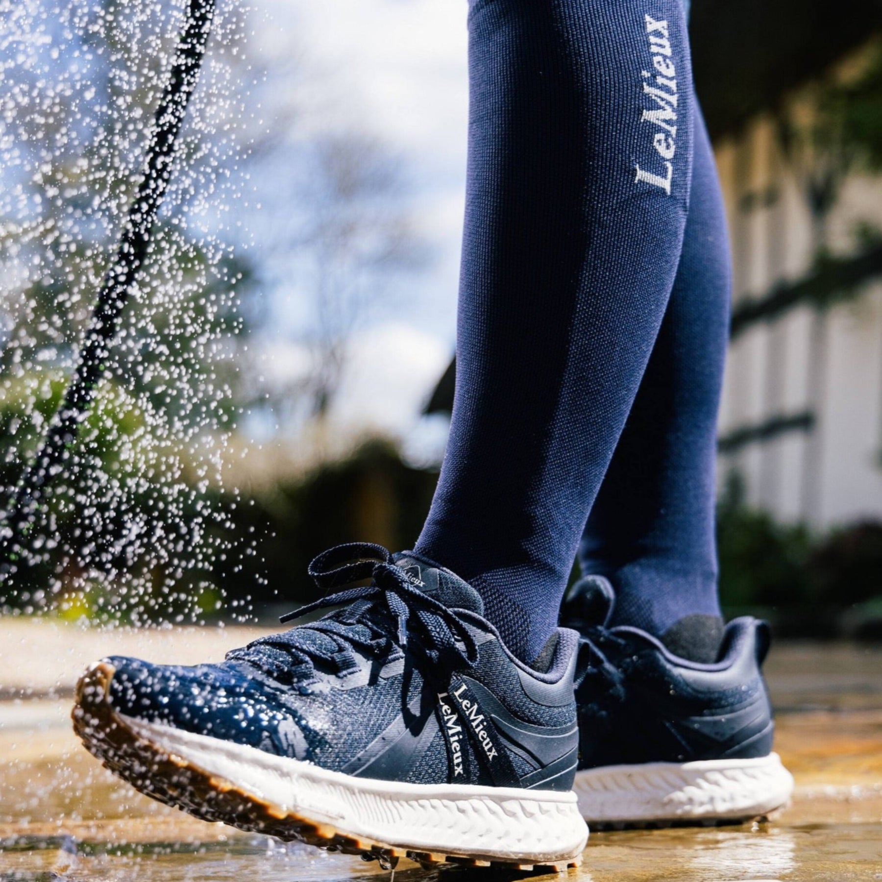 LeMieux Trax Waterproof Sneaker, Navy