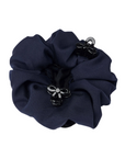 LeMieux Scrunchie with Crystal Hair Net, Navy/Black