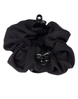 LeMieux Scrunchie with Crystal Hair Net, Black/Black