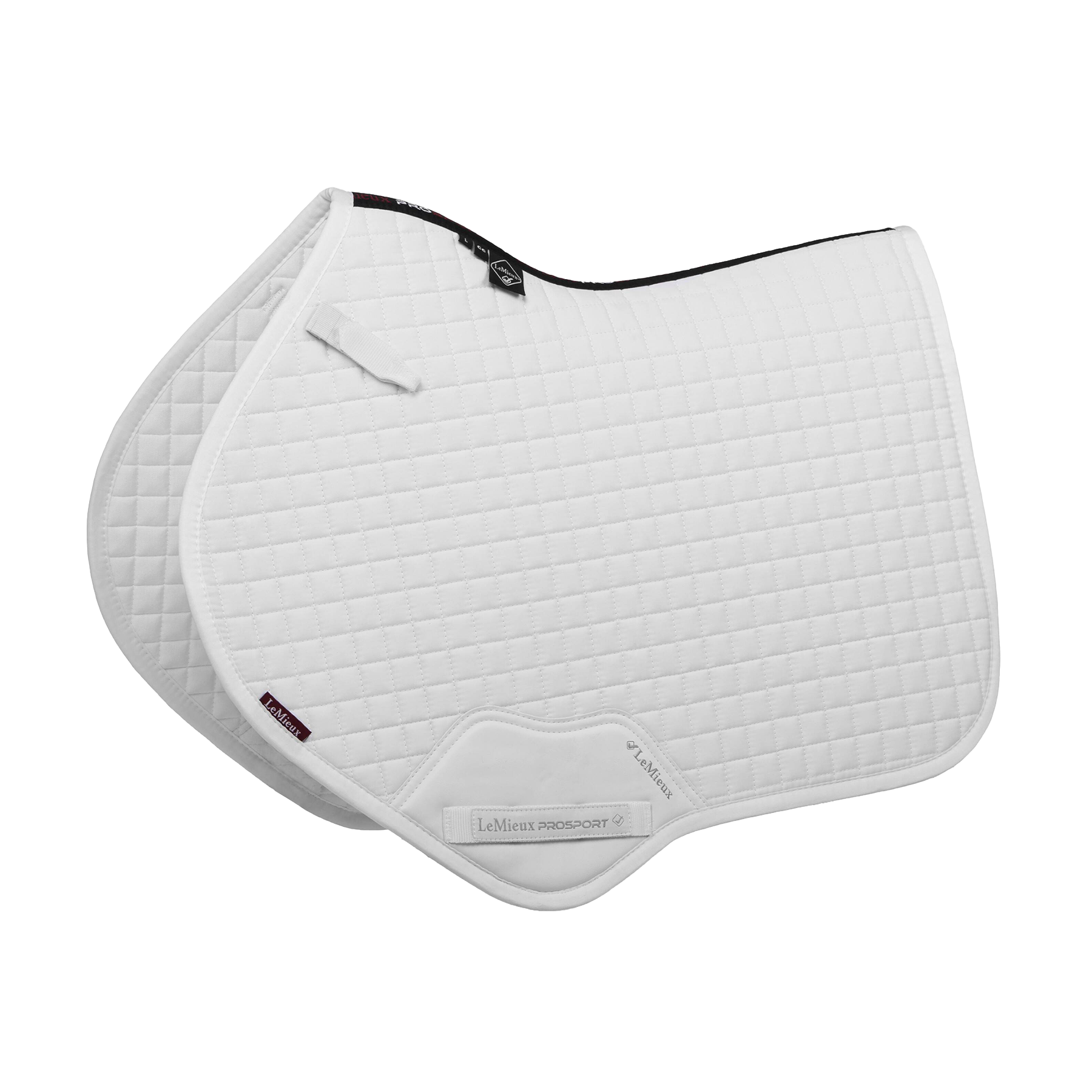 LeMieux Cotton Close Contact Saddle Pad, White