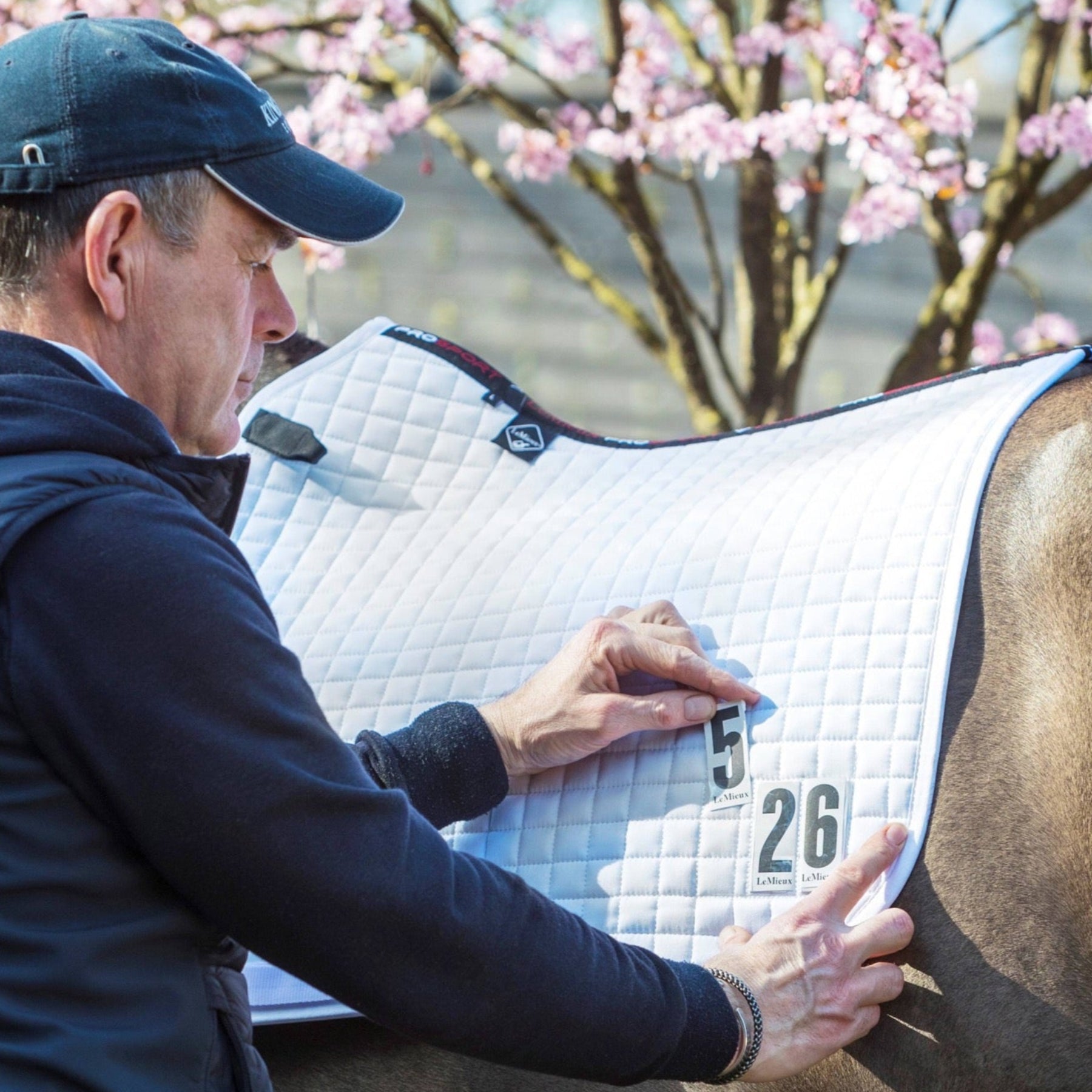 LeMieux Competition Dressage Saddle Pad, White