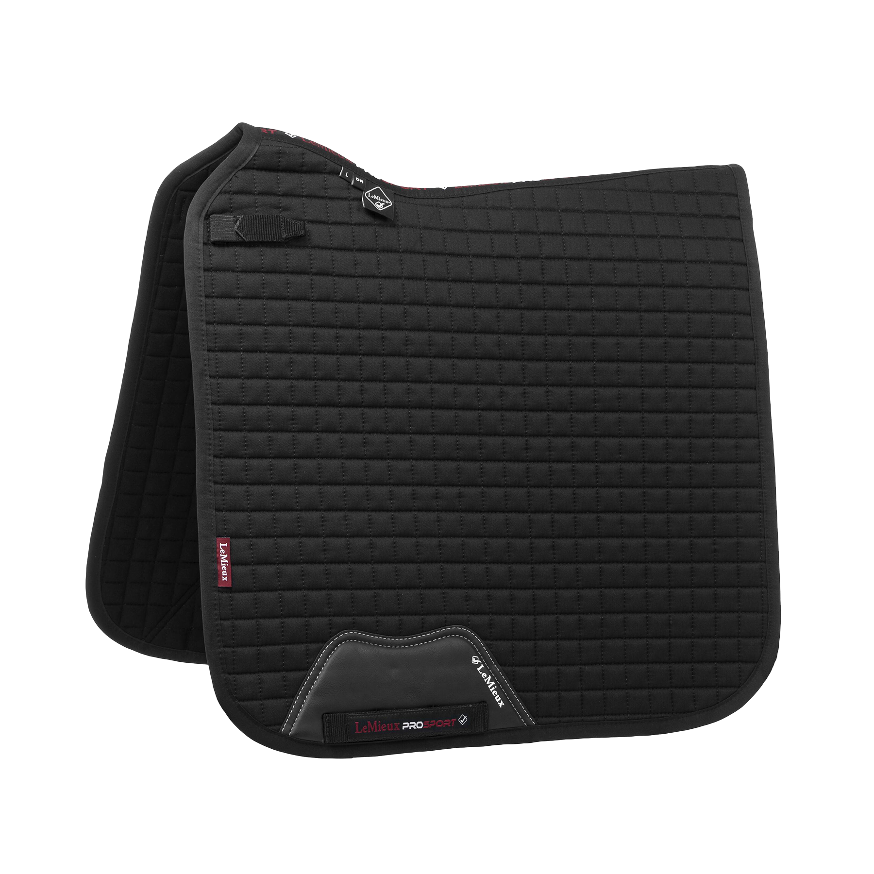 LeMieux Cotton Dressage Saddle Pad, Black