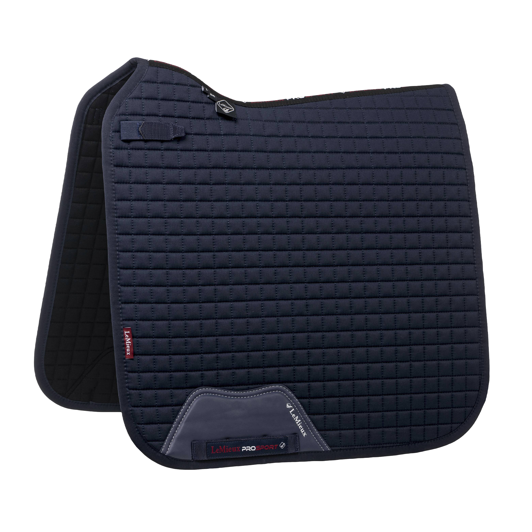 LeMieux Cotton Dressage Saddle Pad, Navy