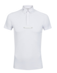 LeMieux Monsieur Men's Short Sleeve Competition Shirt, White