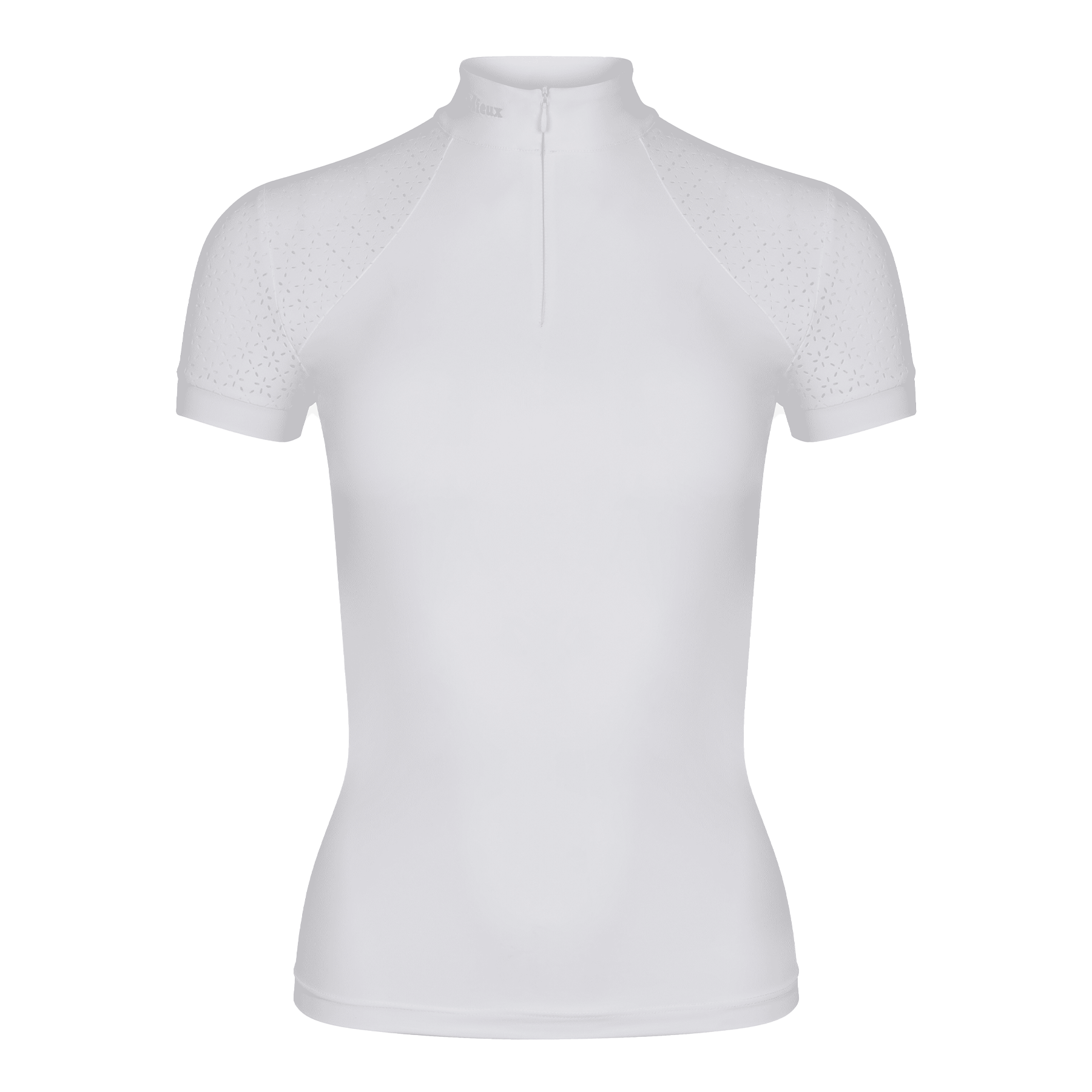 LeMieux Olivia Ladies Short Sleeve Show Shirt, White