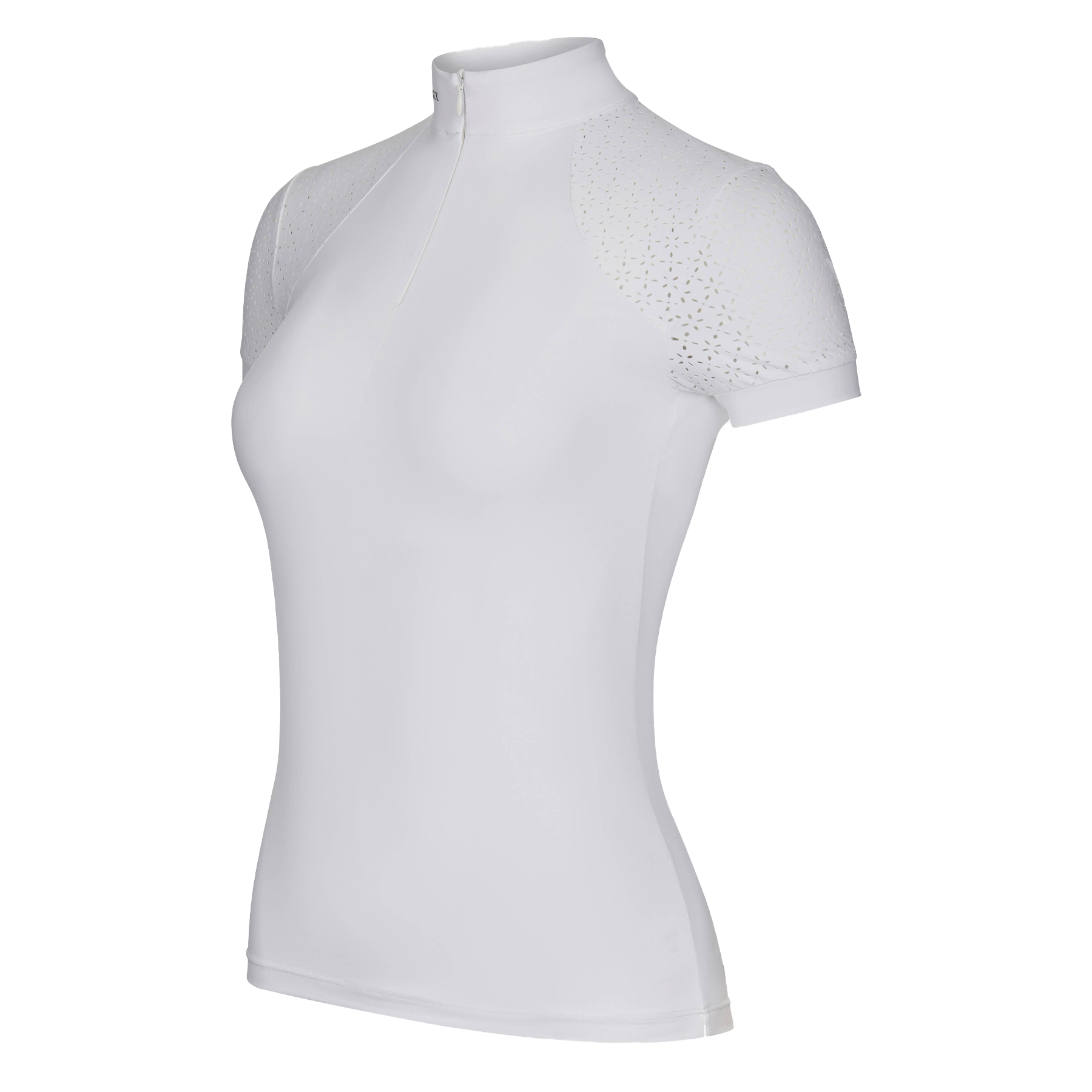 LeMieux Olivia Ladies Short Sleeve Show Shirt, White