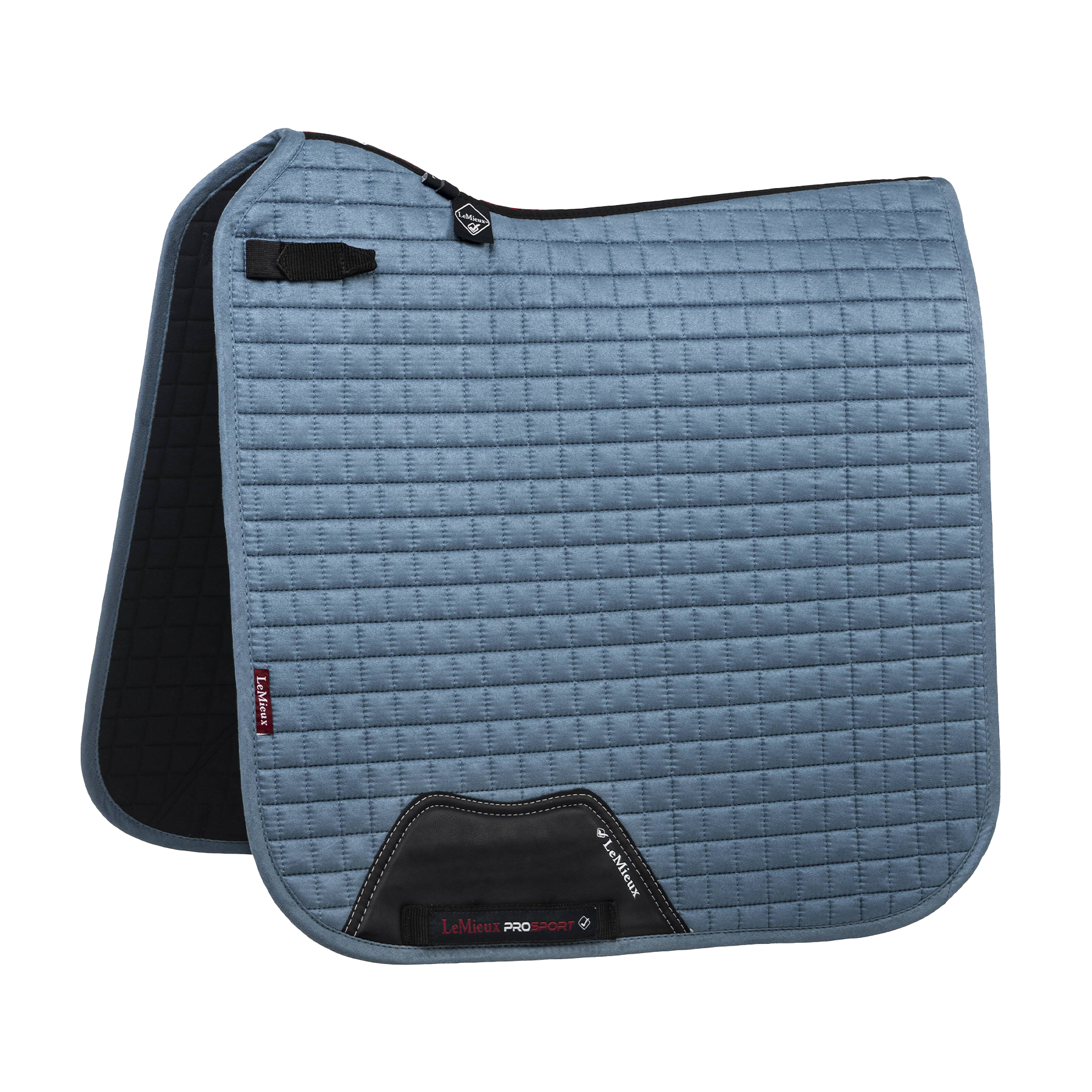 LeMieux Suede Dressage Saddle Pad, Ice Blue
