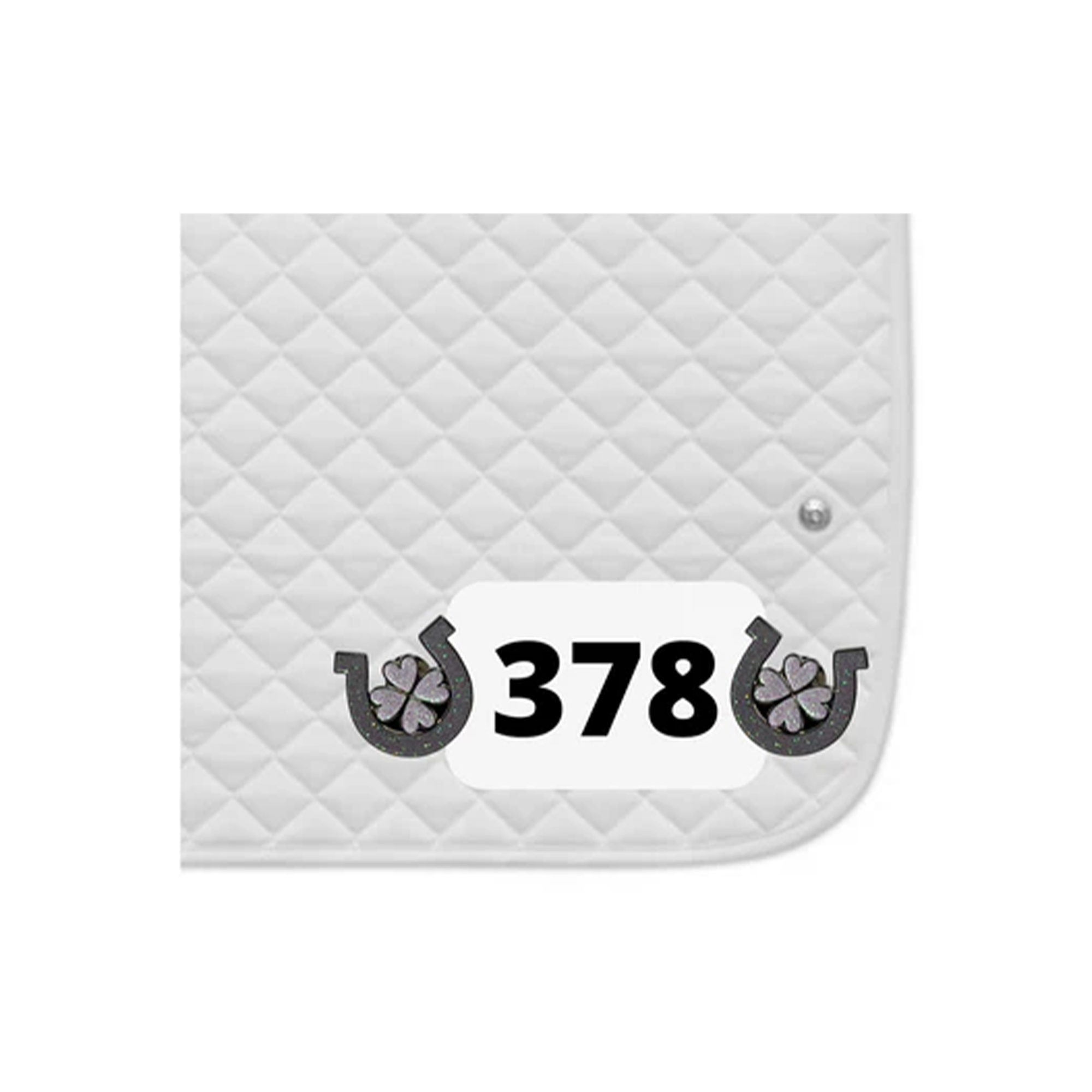 Dubois Cheval Horseshoe Clover Number Pin Charms