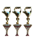 Dubois Cheval Sparkly Martini Braid Charm