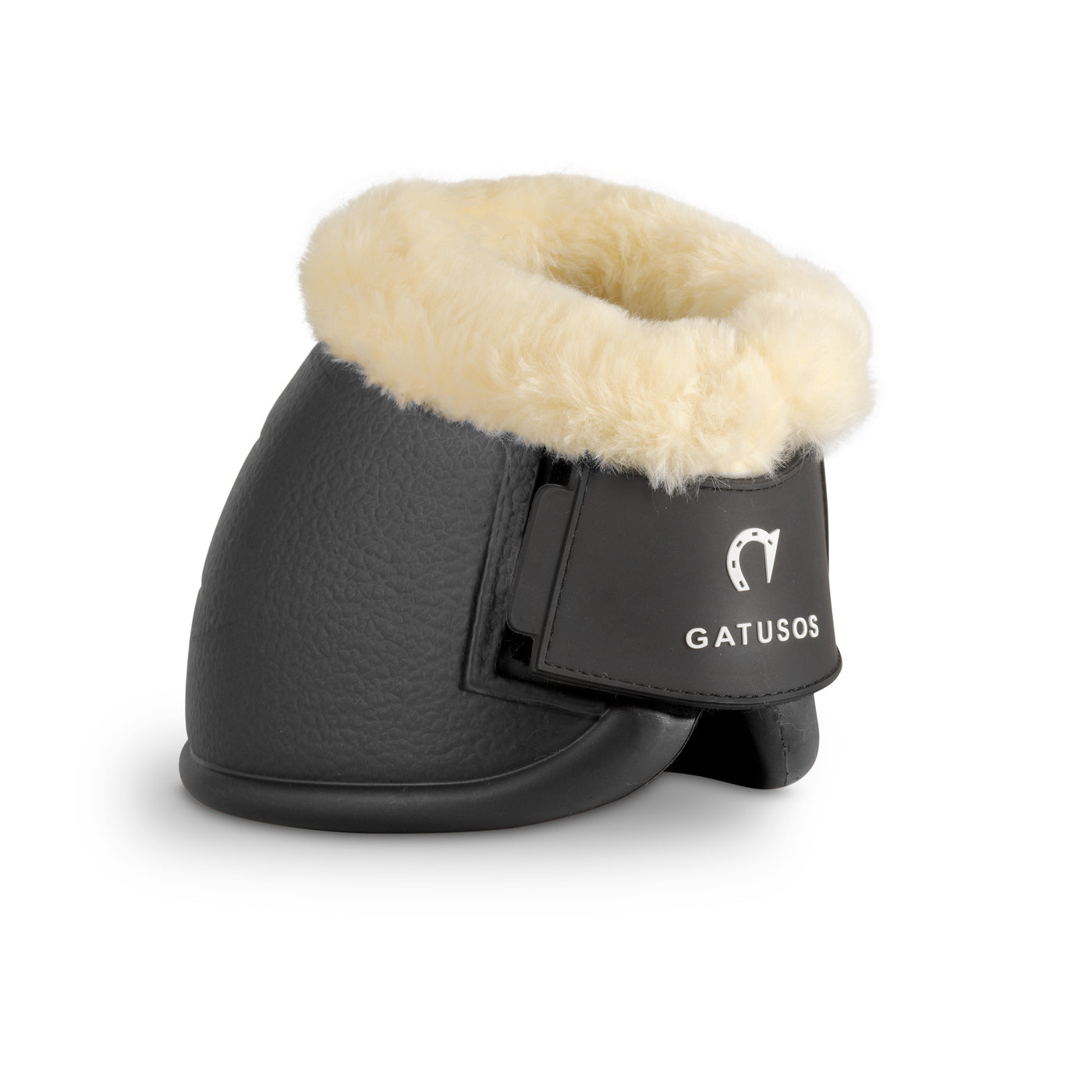 Gatusos Bell Boots Deluxe Synthetic Shearling, Black