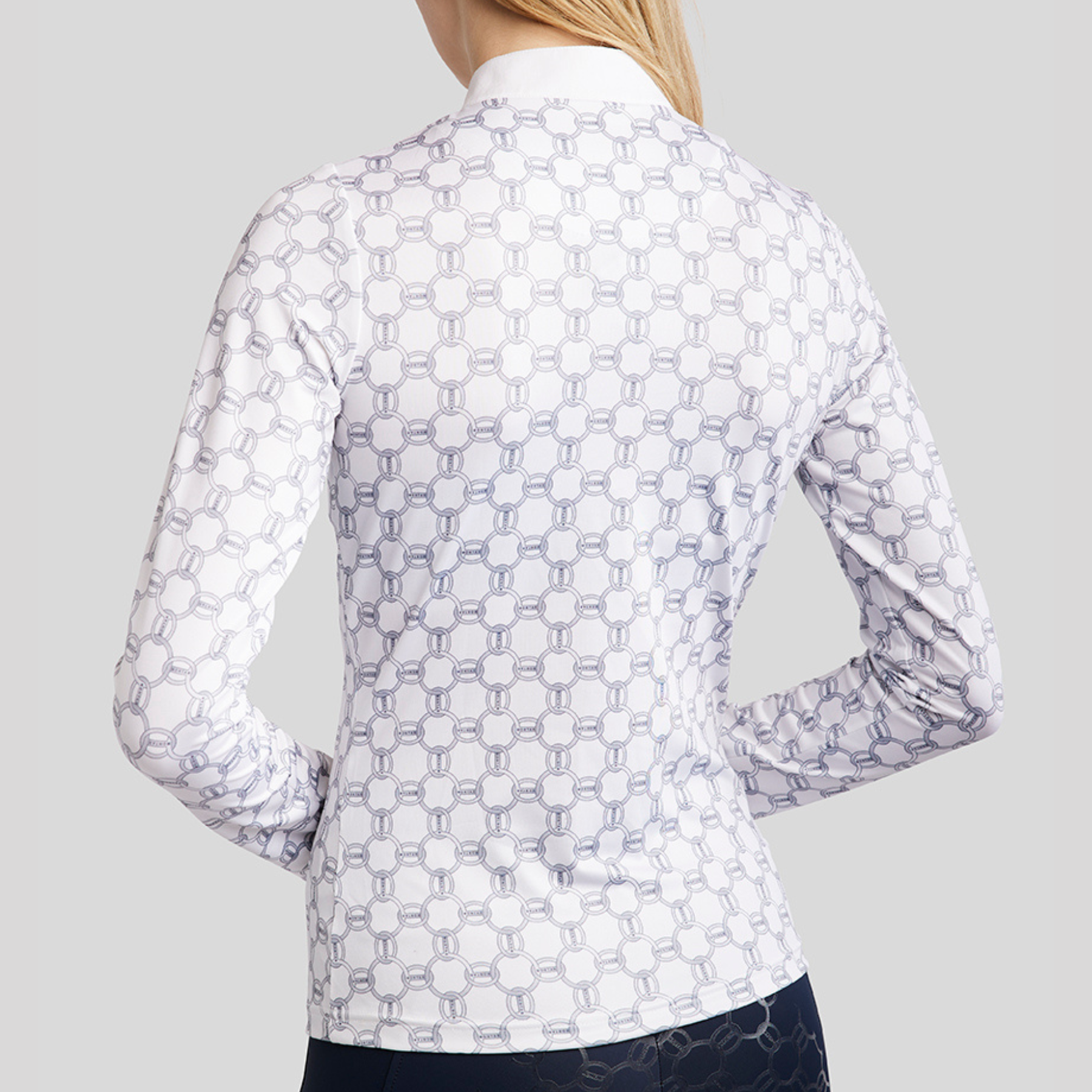 Montar MoChain Ladies Long Sleeve Training Shirt, White
