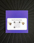 pinsnickety champion horse show number pins back of clasps and card