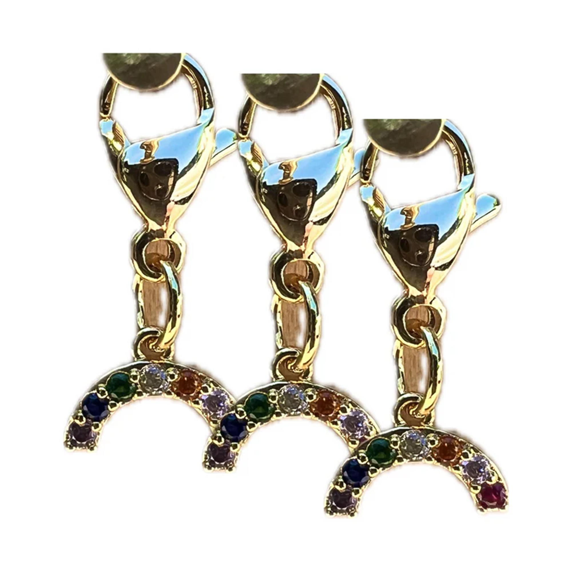 Dubois Cheval Sparkly Rainbow Braid Charm