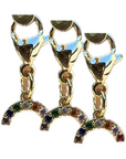 Dubois Cheval Sparkly Rainbow Braid Charm