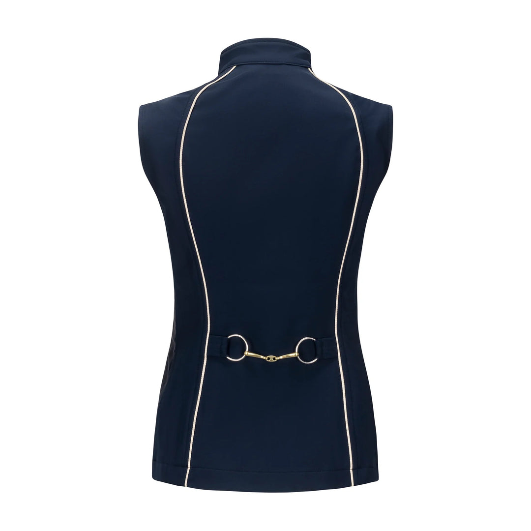 Arista Equestrian Ladies Iconic Bit Vest, Navy