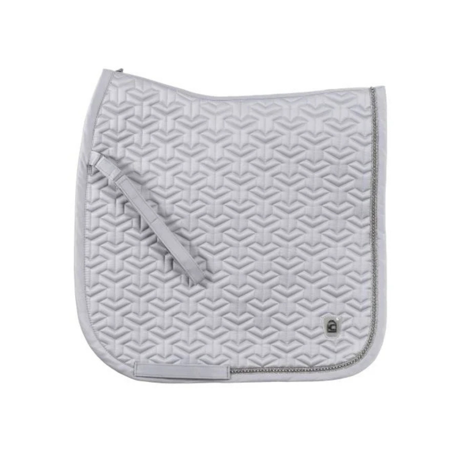 Cavallo CavalCOOL Comfort Dressage Saddle Pad, Silver Gray