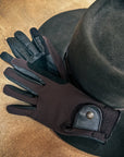 Sixteen Cypress Riding Gloves, Forest & Tobacco