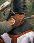 Sixteen Cypress Riding Gloves, Black Herringbone