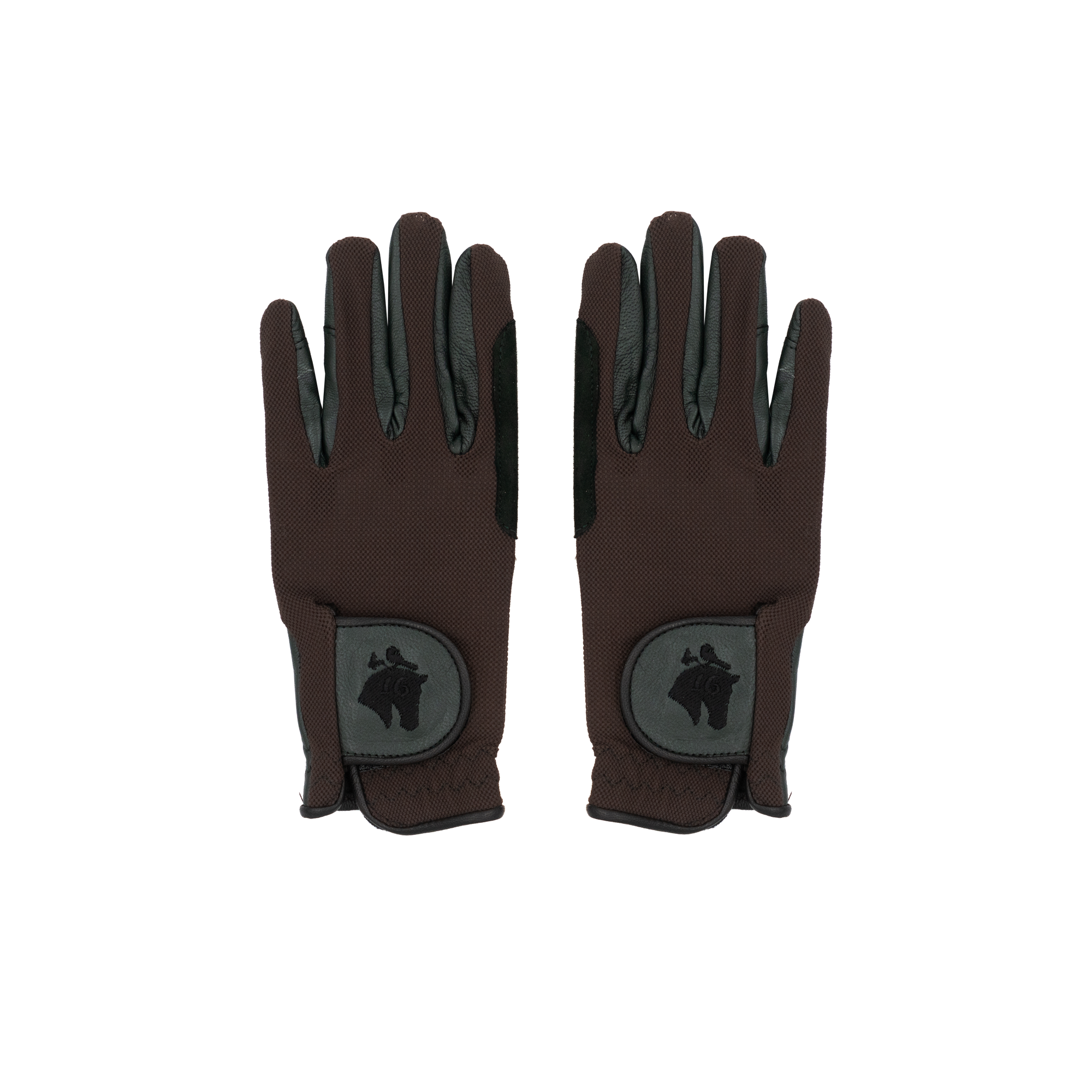 Sixteen Cypress Riding Gloves, Forest & Tobacco