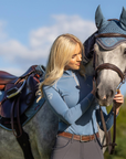LeMieux Classic Fly Veil, Ice Blue