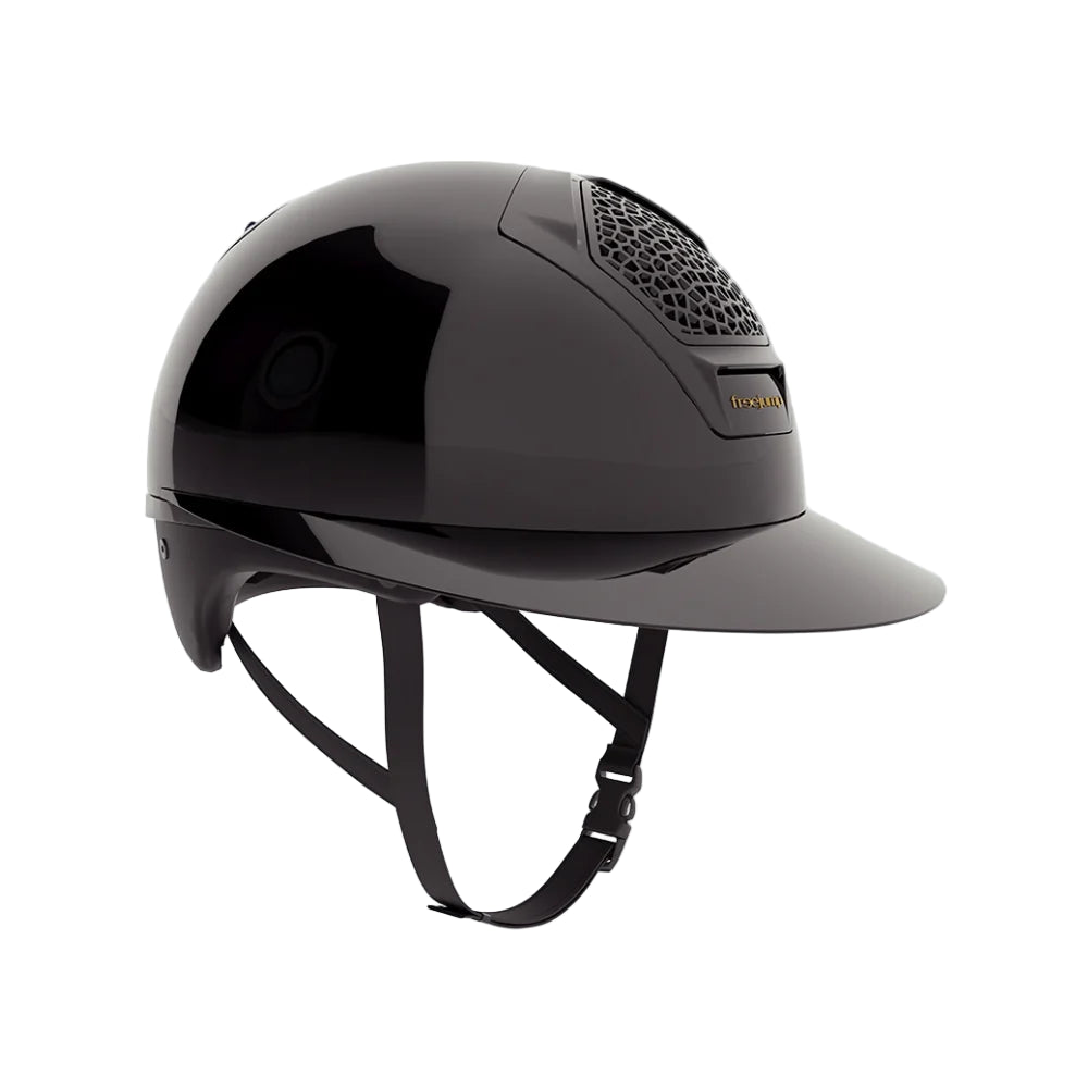 Freejump Voronoï Wide Brim Helmet without Temporal, Black Glossy