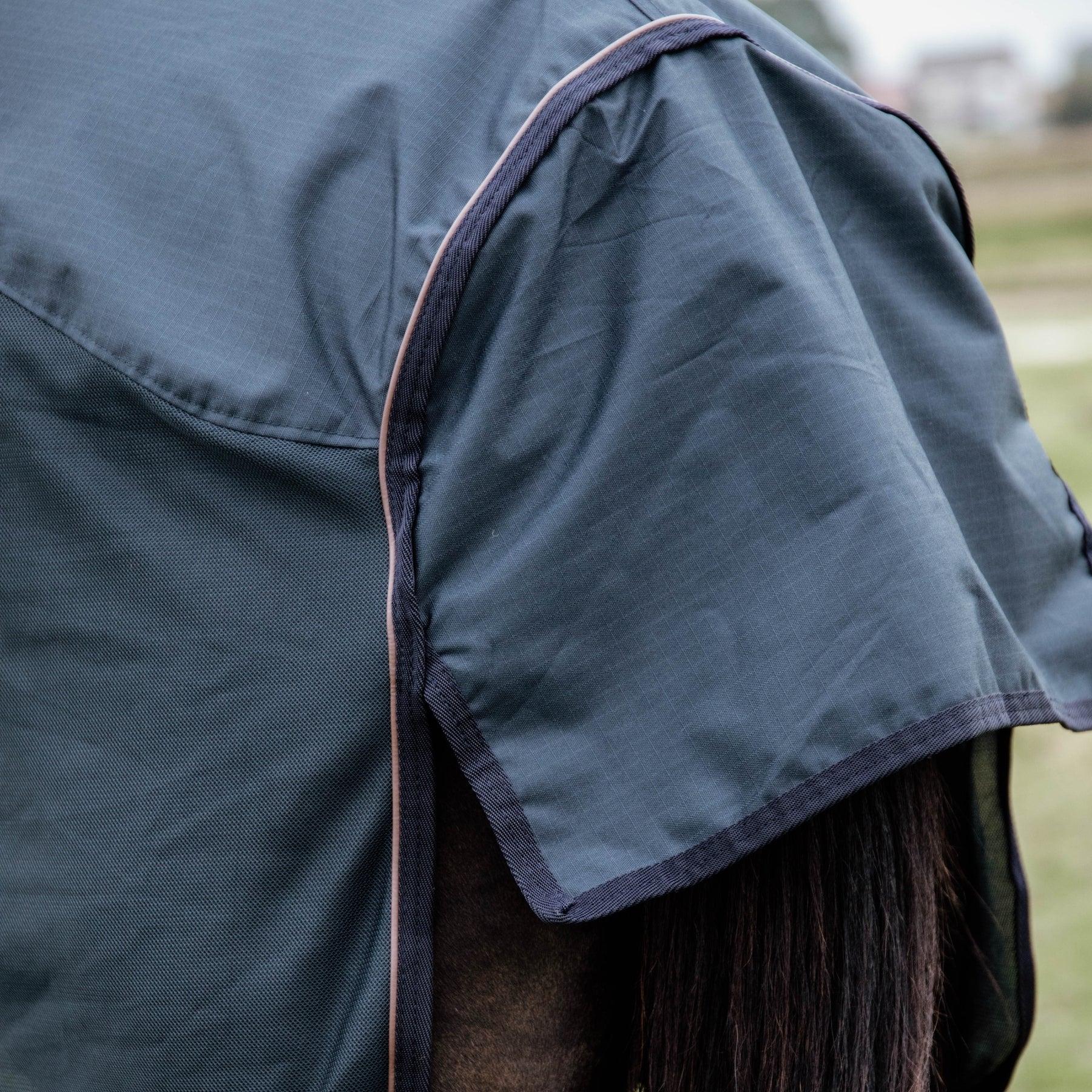 Kentucky Horsewear Waterproof Combo Fly Rug, Navy