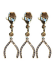 Dubois Cheval Sparkly Wishbone Braid Charm
