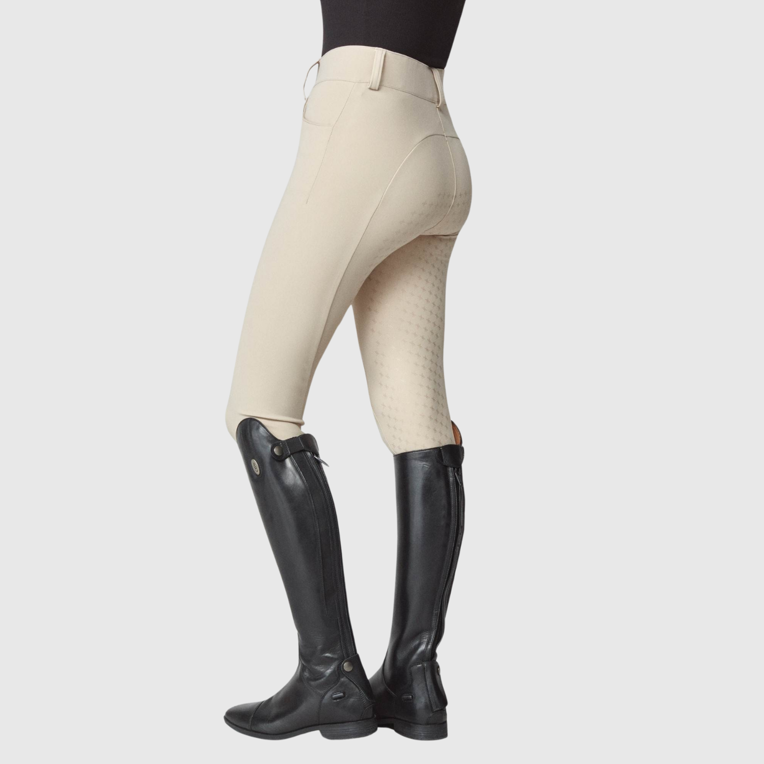 Yagya Ladies Compression Performance Knee Grip Breeches, Tan