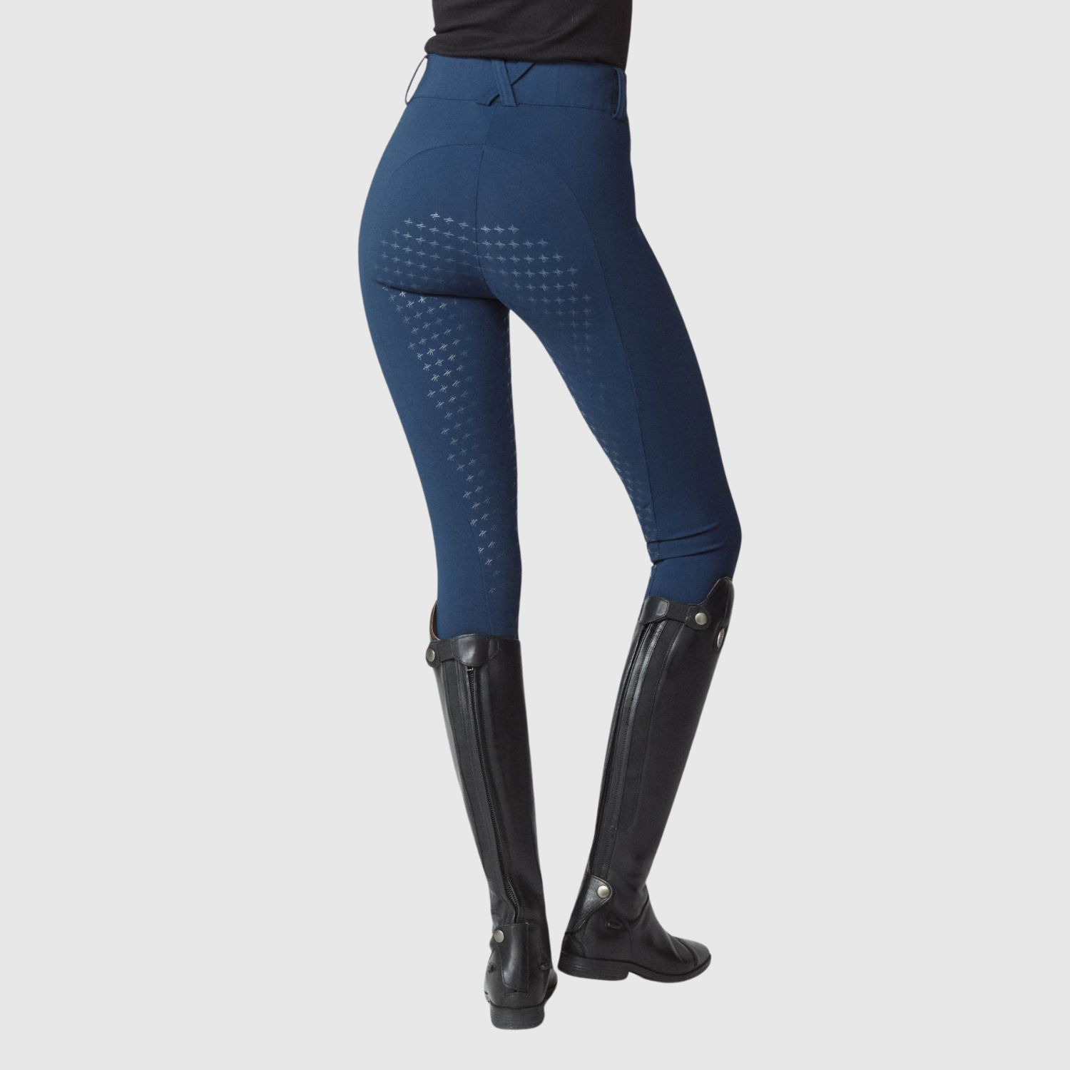 Yagya Ladies Compression Performance Breeches Full Grip, Navy