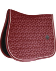 Kentucky Horsewear Saddle Pad Velvet Jumping Bordeaux Edition