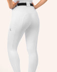 Fair Play ARMIDA Full Grip, High Rise Breeches, White