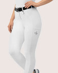 Fair Play ARMIDA Full Grip, High Rise Breeches, White