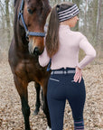 Fair Play MARLEY Knee Grip, High Rise Winter Breeches, Navy