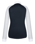 Fair Play Competition Shirt JUSTINE AIRY Long Sleeve White-Navy