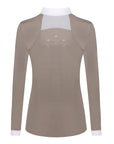 Fair Play Competition Shirt Long Sleeve LORELLA Beige-White