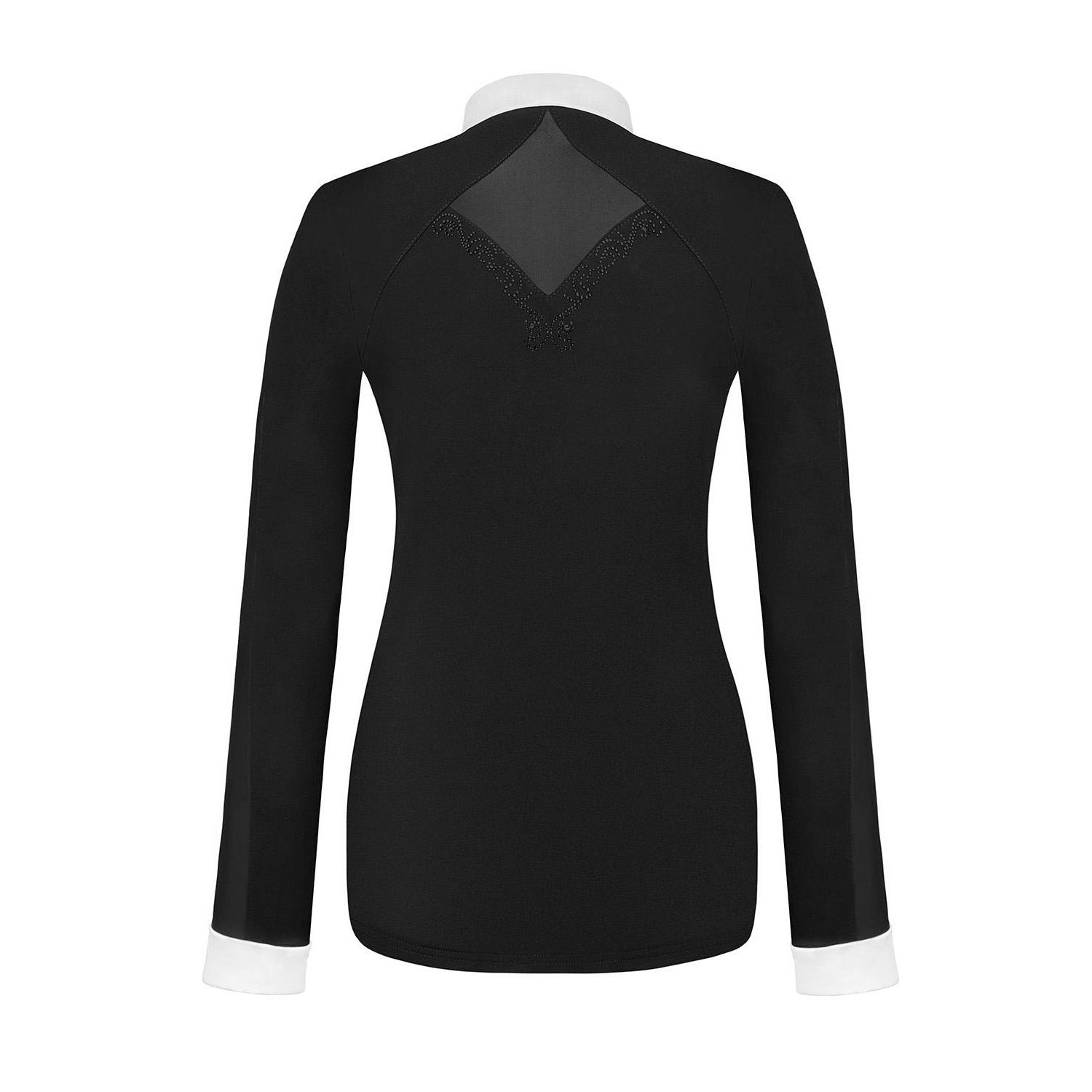 Fair Play Competition Shirt Long Sleeve CATHRINE Black-White
