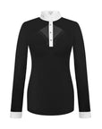 Fair Play Competition Shirt Long Sleeve CATHRINE Black-White
