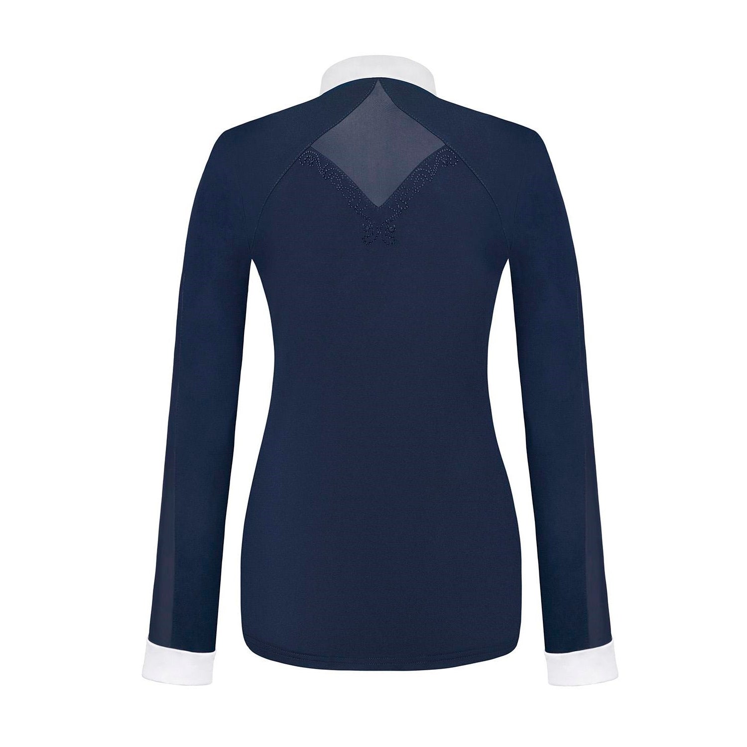 Fair Play Competition Shirt Long Sleeve CATHRINE Navy-White