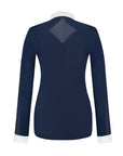 Fair Play Competition Shirt Long Sleeve CATHRINE Navy-White