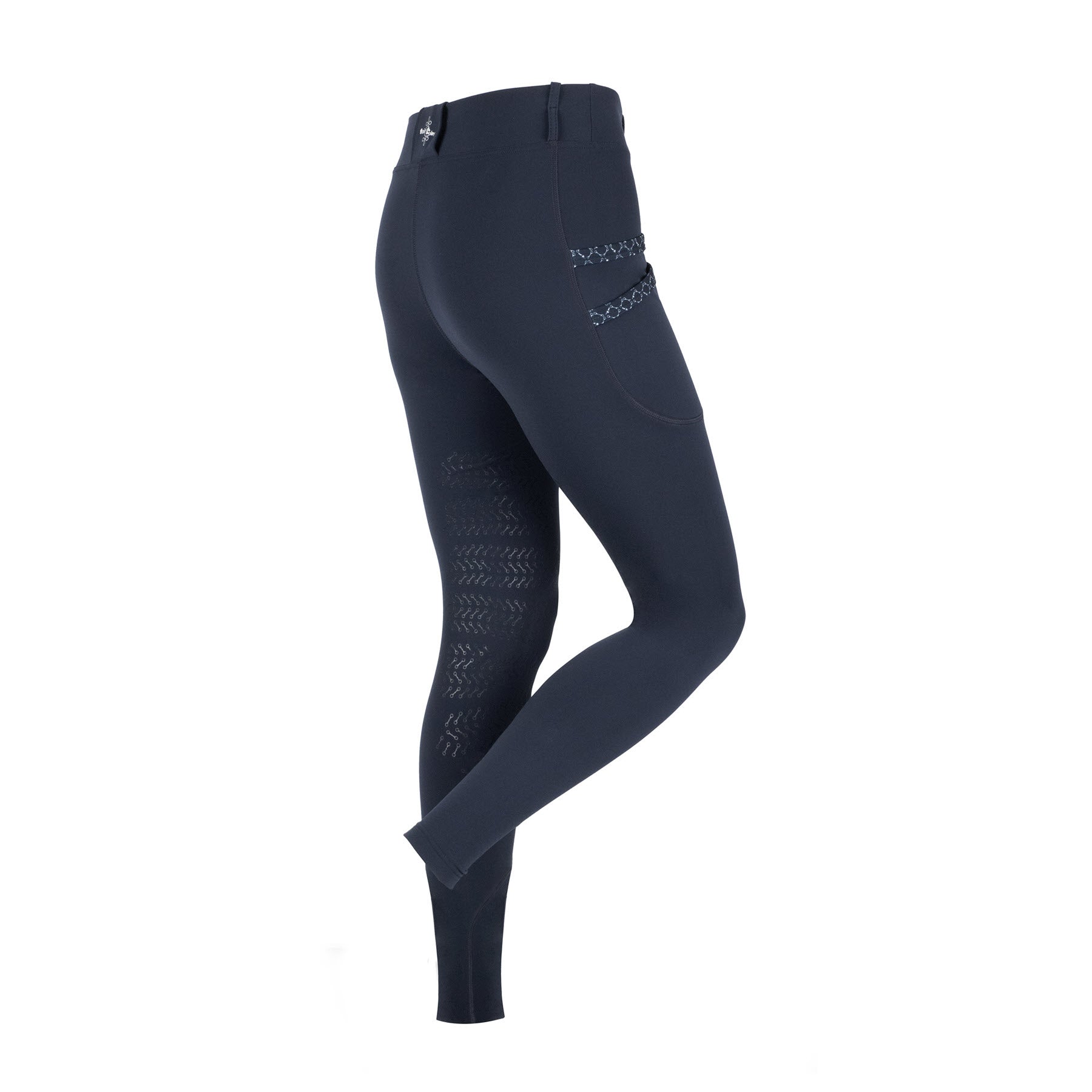 Fair Play MARINA Knee Grip Winter Riding Leggings, Navy