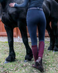 Fair Play MARINA Knee Grip Winter Riding Leggings, Navy