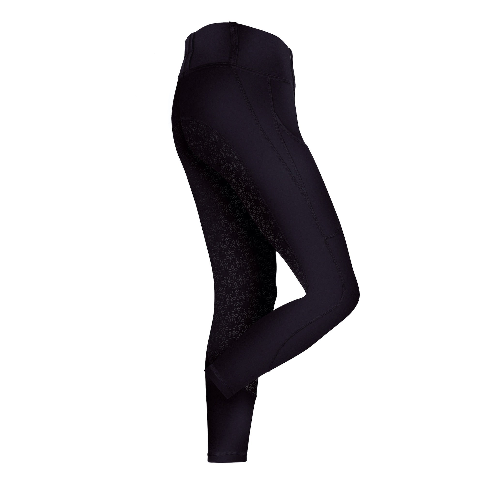 Fair Play Full Grip Winter Riding Leggings KINGA, Black