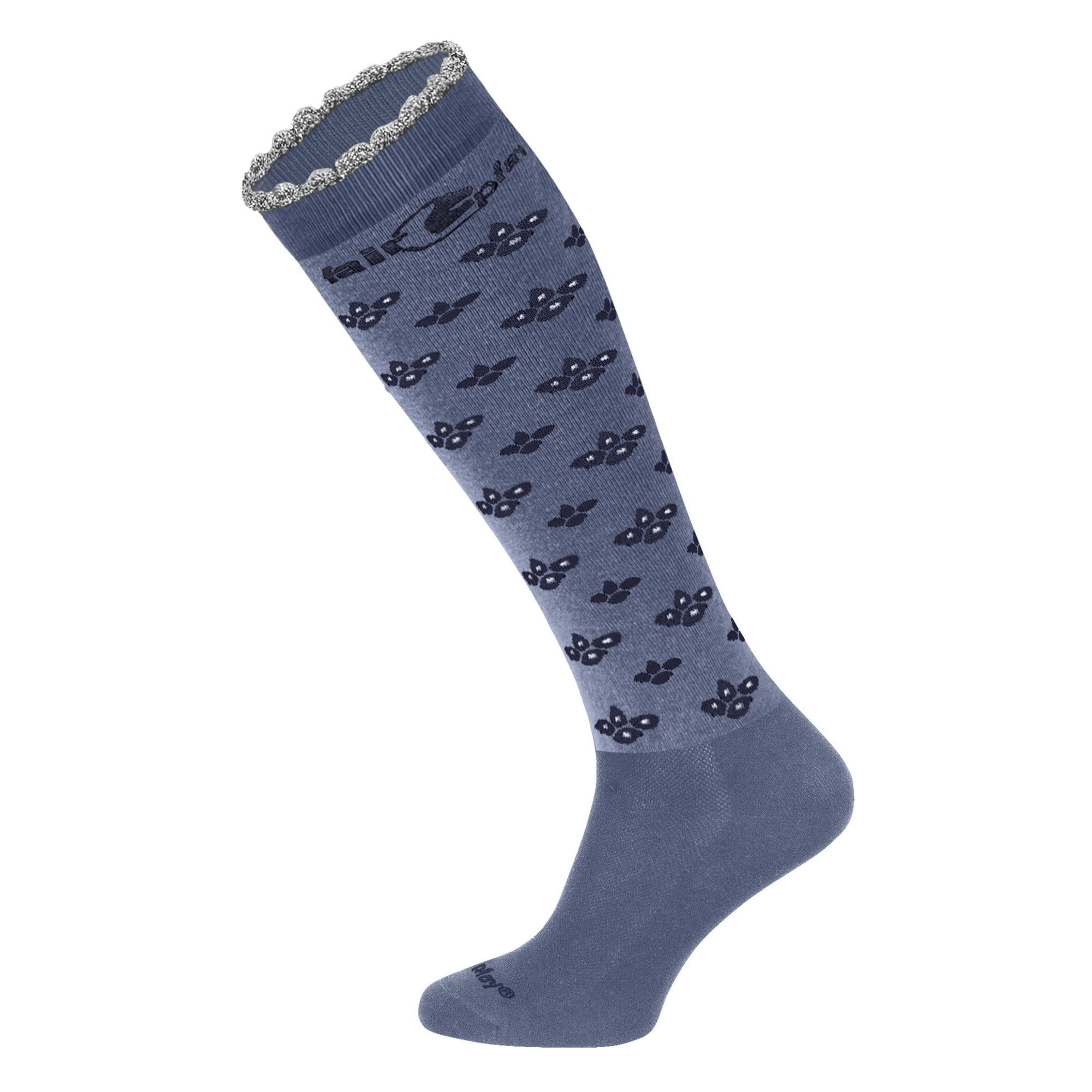 Fair Play ARKANSAS Riding Socks, Steel Blue