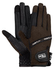 Fair Play ISTRIA Riding Gloves, Black-Taupe Gray