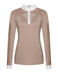 Fair Play Competition Shirt Long Sleeve CATHRINE ROSEGOLD Beige/White