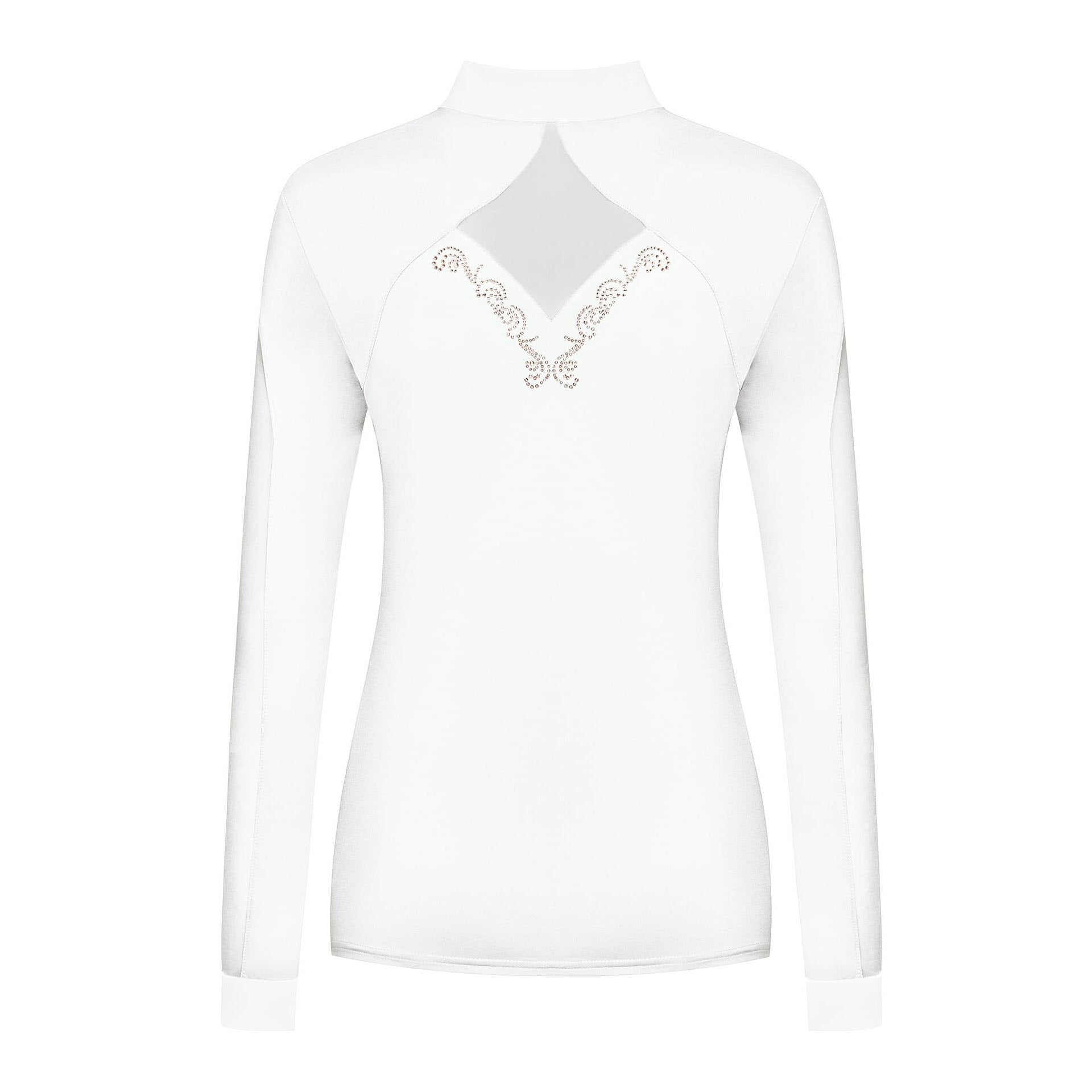 Fair Play Competition Shirt Long Sleeve CATHRINE ROSEGOLD White