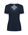 Fair Play Competition Shirt Short Sleeve CATHRINE ROSEGOLD Navy/White