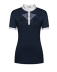 Fair Play Competition Shirt Short Sleeve CATHRINE ROSEGOLD Navy/White
