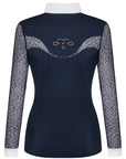 Fair Play Competition Shirt CECILE Long Sleeve ROSEGOLD, Navy